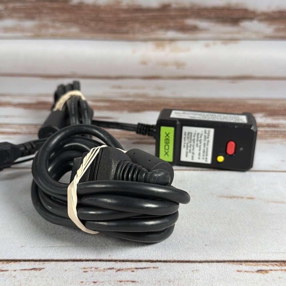 Microsoft Xbox OEM Power Brick AC Adapter AV Cable Kit